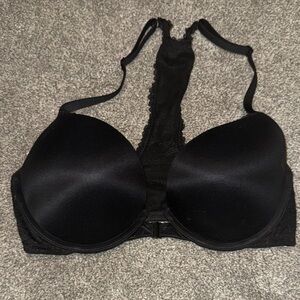 Victoria's Secret Black Lace Back Bra